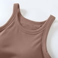thumbnail image 4 of cfhntfmh Tank Tops for Women Ribbed Soft Sleeveless Cropped Racerback Going out Tops Stretch Crewneck Athletic Sports Shirts, 4 of 6