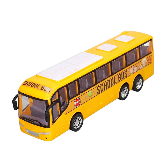 Juguete de autobús amarillo, mini autobús modelo coche autobús modelo coche autobús escolar juguete rendimiento probado