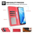 thumbnail image 3 of Dteck Wallet Case for OnePlus Nord N200 5G, Premium PU Leather Wallet Case Flip Folio Stand Cover with Card Slots for OnePlus Nord N200 5G 2021, Red, 3 of 5