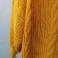 thumbnail image 4 of Vedolay Oversized Sweaters for Women Open Front Casual Solid Color Knit Sweater Cover Up with Pockets Yellow,L, 4 of 5