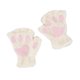 thumbnail image 1 of Guantes bonitos de pata de gato de piel sintética - media mano, cálidos para invierno, para mujeres/niñas, para enviar mensajes/escribir/uso diario, 1 of 5