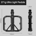 thumbnail image 2 of Mountain Bike Pedals Non-slip High Strength Bicycle Platform Pedals For Track Bike Unicycle Urban Bike, 2 of 2