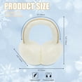 thumbnail image 4 of KOITHOT 2 Pcs Ear Muffs for Women, Foldable Fluffy Earmuffs with Headband, Multicolor Winter Outdoor Earmuffs, 4 of 6