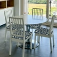 thumbnail image 6 of Logiee Daisy Floral B Print Square Chair Seat Covers, Stretch Chair Seat Covers,Seat Chair Slipcover, Non-Slip Chair Slipcover,Furniture Protector for Indoor and Outdoor-Six Piece, 6 of 7
