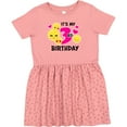 thumbnail image 3 of Inktastic Its My 3rd Birthday with Smiling Emoticons Girls Toddler Dress, 3 of 5