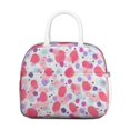 thumbnail image 2 of Insulated Lunch Bag for Women, Floral Print Oxford Fabric Lunch Box, Leakproof Thermal Cooler Tote for Work, School & Picnic, Leopard Animal Print, 2 of 5