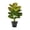 B, variant on Tuscom Artificial Potted Plant 23.6 Inch Fake Tropical Monstera in Pot, Realistic PVC Faux Houseplant for Home Office Desk Shelf Living Room Kitchen Decor