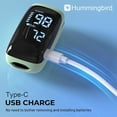 Pulse Oximeter Fingertip with Rechargeable, Oxygen Meter Finger Pulse