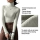 thumbnail image 3 of Camisas de manga larga con cuello alto para mujer, jerséis casuales ajustados y ajustados, camisetas con capas, 3 of 6