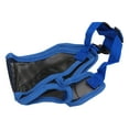 thumbnail image 3 of Short Snout Dog Muzzle, Bulldog Muzzle Breathable Adjustable Easy Cleaning  For Shar Pei Blue L, 3 of 8