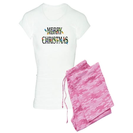 

CafePress - Merry Christmas - Women s Light Pajamas