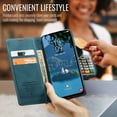 thumbnail image 6 of CaseMe Leather for Samsung Galaxy A56 5G Case, Flip Wallet Leather Case with Card Holder Magnetic Closure Shockproof Kickstand Protective Phone Cases Cover for Samsung Galaxy A56 5G 6.5-inch,Blue, 6 of 12