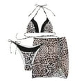 thumbnail image 2 of Cheers US Women's 3 Piece Bathing Suit Triangle Bikini Swimsuit Set with Cover Up Skirt, 2 of 7