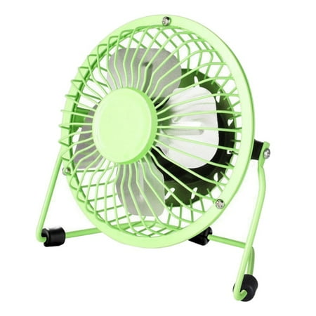 

Small USB Desk Fan Mini Metal Personal Fan Design Electric Portable Air Circulator Angle Adjustable Quiet Operation for Table Desktop Home Office Travel
