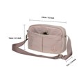 thumbnail image 2 of Bolso de mano para mujer: bolso de hombro y bandolera liviano y duradero para uso diario,2.6L(1583-ROSA CLARO), 2 of 4