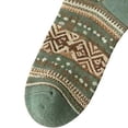 thumbnail image 4 of FAIOROI Socks for Women Vintage Fair Isle Crew Sock Warm Thick Winter Soft Cozy Printed, 4 of 6