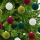 thumbnail image 5 of 16 Pcs Velvet Christmas Balls Flocked Christmas Tree Ornaments Plastic Balls Xmas Decorative Hanging Ornaments Christmas Tree Decoration, 5 of 7