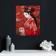 thumbnail image 4 of PIKWEEK Traditional Chinese Peking Opera Female Characters Canvas Painting Poster Mural Canvas Prints Room A Canvas Painting Wall Art Poster for Bedroom Living Room Decor 16x20 in, 4 of 4