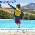 thumbnail image 2 of Chaqueta de Natación Infantil Konfidence azul navy y azul con estampado de palmeras, 2 of 6