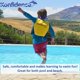 thumbnail image 2 of Chaqueta de Natación Infantil Konfidence Hamptons Navy Stripe, 2 of 6