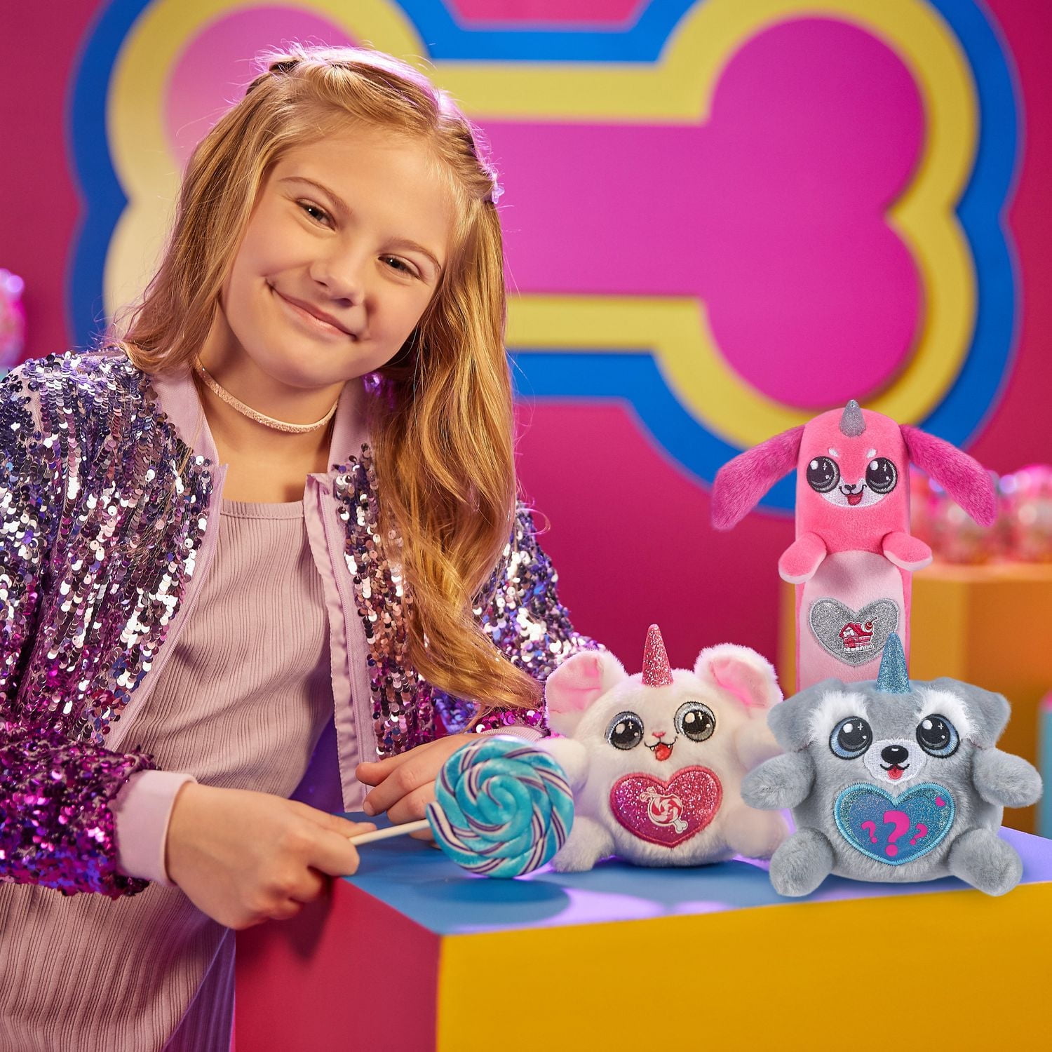 Chiots unicornes surprise au coeur d'étincelle