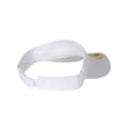 thumbnail image 2 of Solid Adjustable Blank Visor, White, 2 of 3