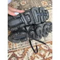 thumbnail image 4 of Ni - ke Ni - ke Air VaporMax Flyknit Women's Size 10 Mens 8.5 Black Canvas Orange Glitter, 4 of 5
