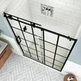 thumbnail image 7 of Aston Sdr984wfs5680l Kamaya Xl 80" High X 56" Wide Sliding Frameless Shower Door - Black, 7 of 7