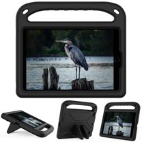 Allytech iPad mini 5 Case Kids, iPad mini 1 2 3 4 Case, Heavy Duty Shockproof Rubber EVA Kids Friendly Handle Kickstand Drop Protection Case Cover for Apple iPad mini 7.9-inch Tablet, Black