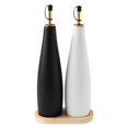 thumbnail image 1 of Thyme & Table Ribbed Cruet Set, 1 of 4