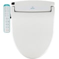 thumbnail image 2 of Series Electric Smart Toilet Bidet Seat with Heated Water  Side Control Panel  and Warm Air Dryer - Self-Cleaning -  for a Smart Home Kit or Smart Home Accessories - Round, 2 of 3