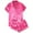 Pink B, variant on Zpanxa Womens Pajama Sets Satin Casual Home Button Pajama Set Pink B XL