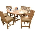 thumbnail image 2 of Teak Bahama Wilshire 7-Pieces Extension Dining Set, 2 of 5