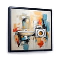 thumbnail image 2 of Designart "Laundry modern Reflections IV" Bath & Laundry Floater Framed Canvas Print, 2 of 7