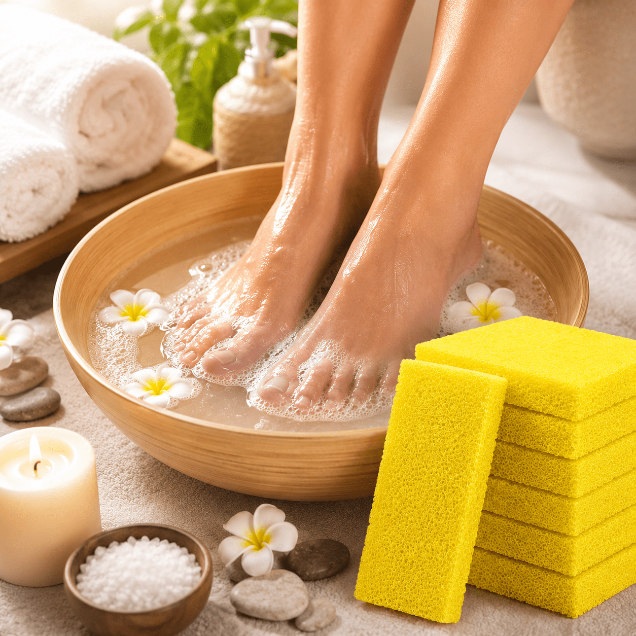 Tori Mika Mini Pumice Stone for Feet 400 PCS, Disposable Callus Remover Bulk Pack, Foot Scrubber for Dead Skin & Rough Heels, Professional Pedicure Tools for Salon Spa, Foot Exfoliator, Corn Remove