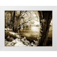 thumbnail image 3 of Alan Hausenflock 18x15 White Modern Wood Framed Wall Art Titled - Spring on the River III, 3 of 5