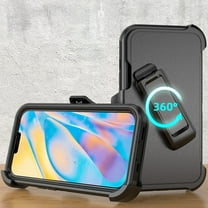 NIFFPD iPhone 13 Pro Case with Belt-Clip Holster, Heavy Duty Hard Shockproof Protective Phone Case for iPhone 13 Pro 6.1"(Black)