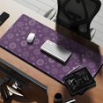 thumbnail image 2 of Long Mouse Pads for Desk,Purple Sun Moon Triangle Pattern Desk Mats on Top Of Desks, Desk Mouse Pad Extra Large with 3mm Non-Slip Base and Stitched Edge for Gaming,Office,Work,Home 35.4"x15.7", 2 of 6