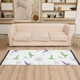 thumbnail image 2 of Yayeee Runner Rug for Bedroom 2'x6' Machine Washable Hallway Non Slip Mat, Purple Birds, 2 of 8