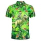 thumbnail image 3 of Camisas hawaianas con estampado 3D de dinosaurios y gatos divertidos para hombre, camisas hawaianas de manga corta con botones para vacaciones tropicales, ropa de calle, 3 of 4