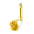 thumbnail image 2 of ZORVEX 2-in-1 Dog Bath Brush with Shampoo Dispenser , Dual-Action Pet Grooming Brush for Long/Short Hair Dogs & Cats , Massage Wash Tool for Stress-Free Bathing & Shedding Control, 2 of 6