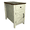 Brown & White, variant on Tcbosik Farmhouse Side Table with Charging Station, 13.7 inch Small Nightstand with Barn Door and Storage Drawer, End Table with Shelf for Living Room, Bedroom, White & Black