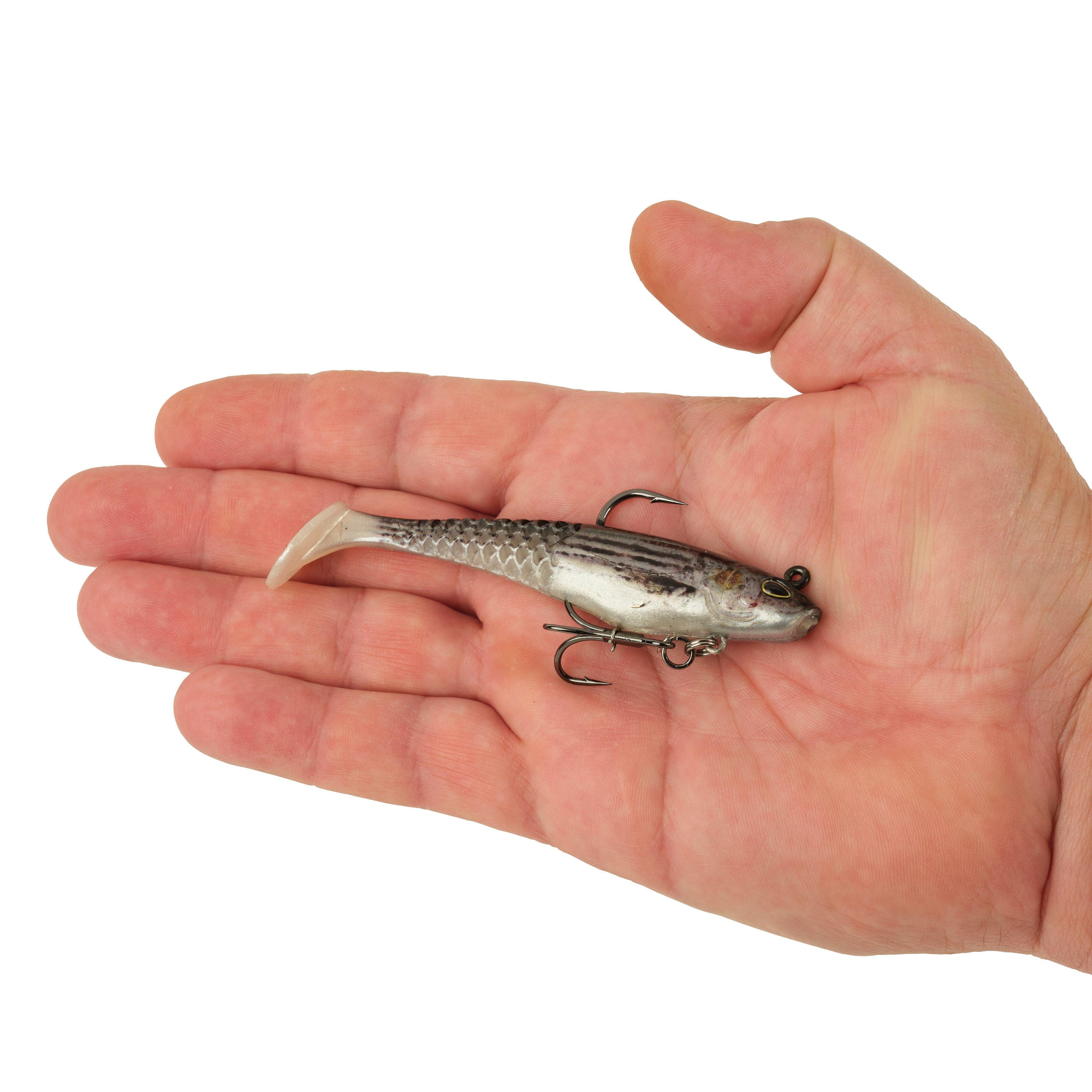 Berkley PowerBait® Saltwater Pre-Rigged Cullshad, 4 in, Mullet