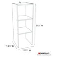 thumbnail image 3 of 8953 Stackable 31-inch Vertical Organizer, White, 3 of 5