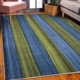 thumbnail image 3 of Rustic Decorative Rug, Vertical Wooden Planks Image Cottage Cabin Life in Countryside Theme, Quality Carpet for Bedroom Dorm and Living Room, 6 Sizes, Cobalt Blue, by Ambesonne, 3 of 4