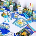 thumbnail image 2 of Decoraciones para fiesta de cumpleaños de Pokemon, mantel de tejido de Pikachu, globos de aluminio, plato de vajilla desechable, telón de fondo para fiesta de niño, 2 of 4