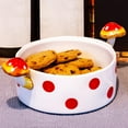 thumbnail image 4 of yuksok 2 Pieces Mushroom Dinnerware Round Plate & Bowl Houseware for Kitchen Fruit, 4 of 9