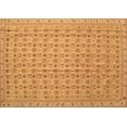 thumbnail image 1 of Ahgly Company Indoor Rectangle Abstract Brown Contemporary Area Rugs, 2' x 4', 1 of 4