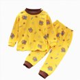 thumbnail image 4 of UAYOTSE Little Boys Winter Pajamas Set Tractor Print Long Sleeve Cotton Sleepwear Toddler Outfits ,Sizes 4-5 Years, 4 of 4