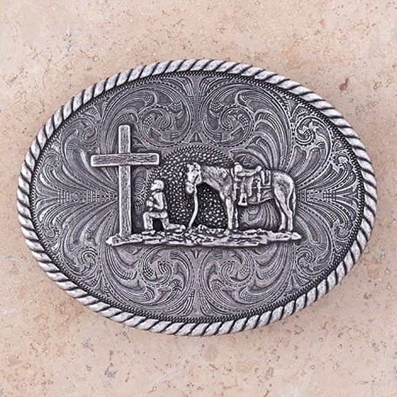 Montana Silversmiths Christian Cowboy Attitude - Acc Buckle  - 61304